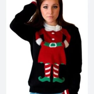 Holiday Elf Ugly Christmas Sweater